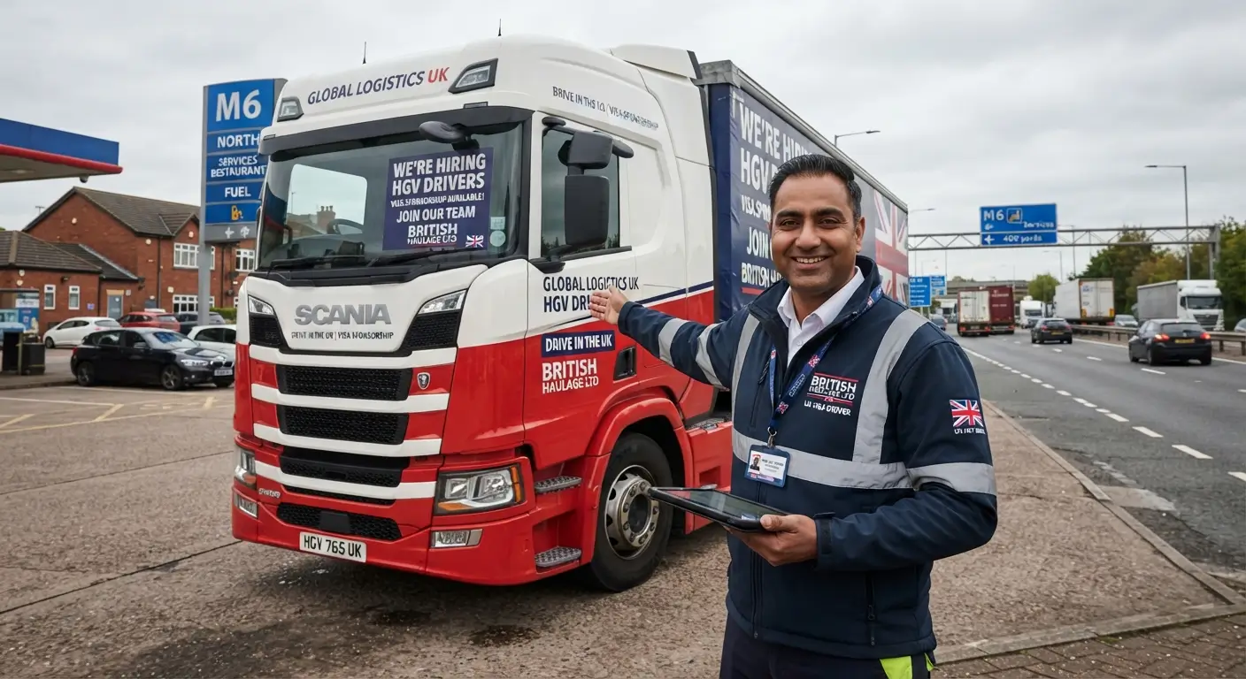 UK HGV / Lorry Driver Job + Visa Sponsorship