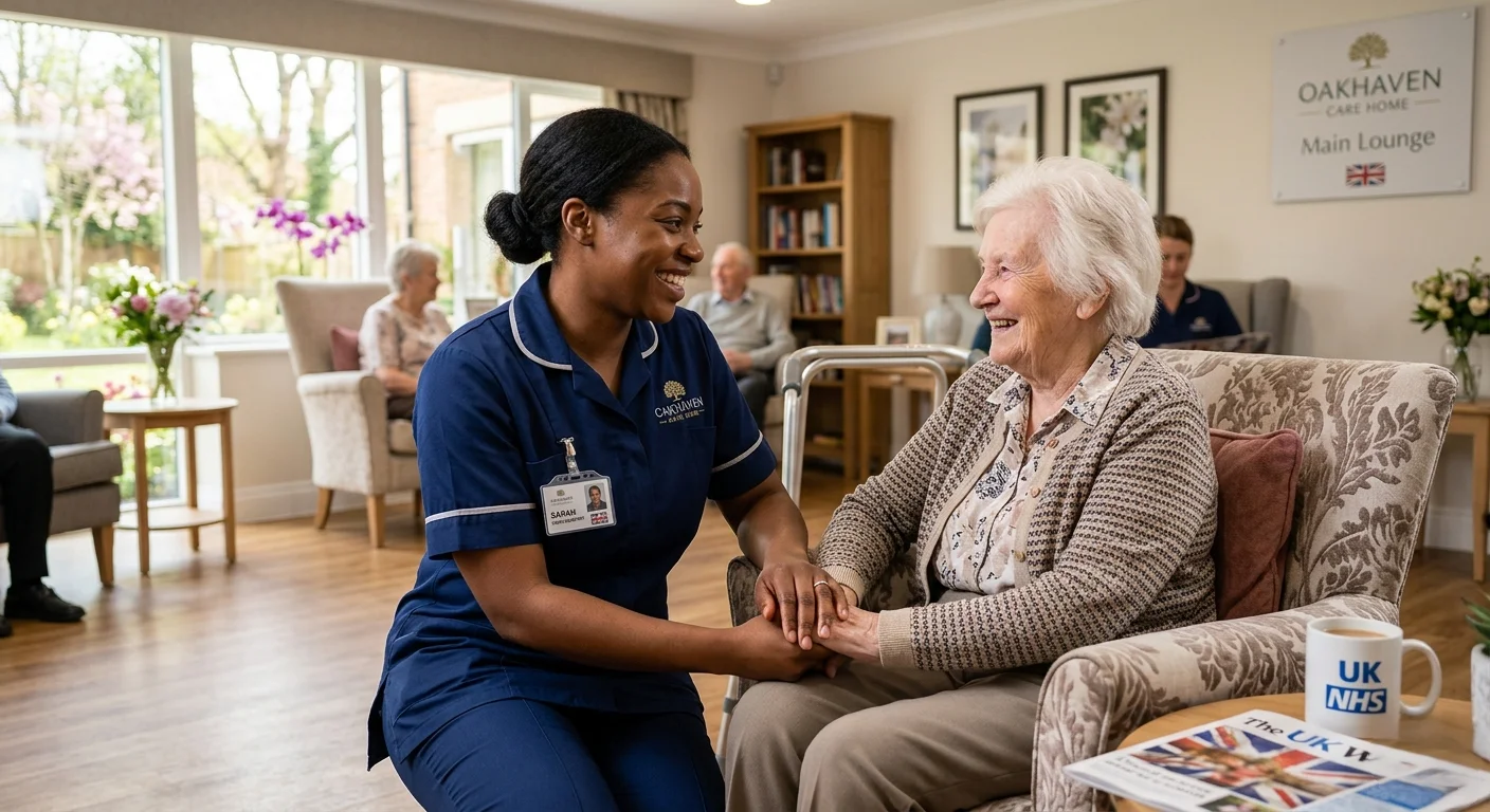 UK Care Assistant Job + Visa